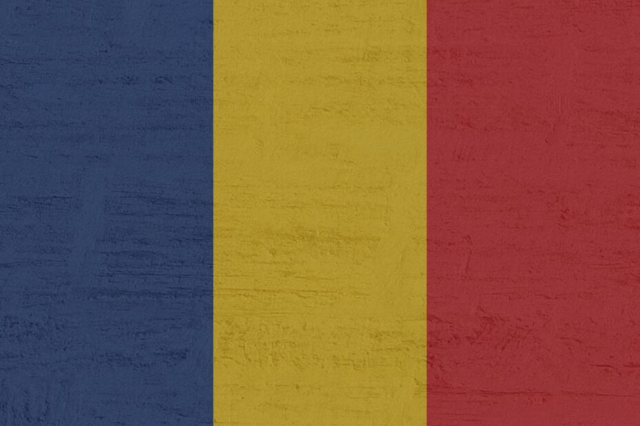 romania, banner, flag
