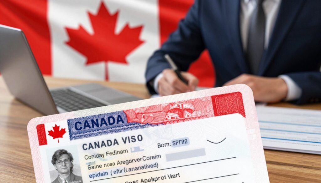 تأشيرة الدخول الى كندا