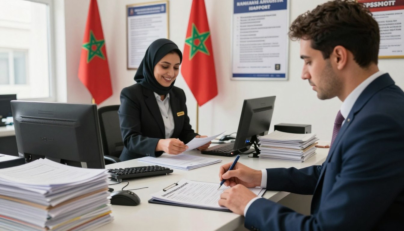 تجديد جواز السفر المغربي