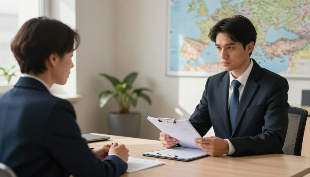 مقابلة فيزا الشنغن