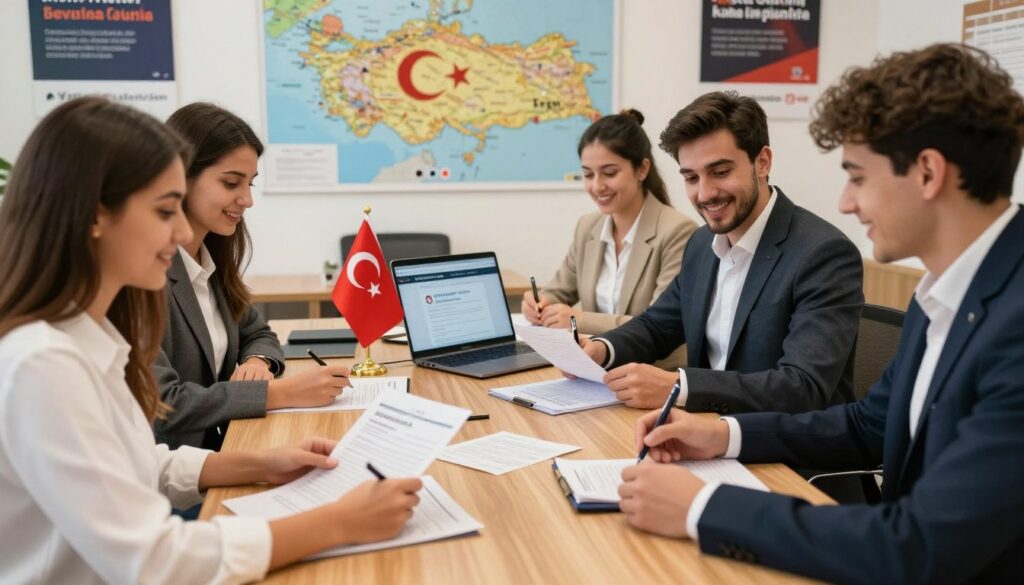 تقديم تأشيرة للسفر إلى تركيا من أجل المنحة